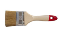 0112114 Кисть плоская "Классик-Эксперт", натуральная щетина, дер. рук., 63мм, Китай (аналог 0101125)