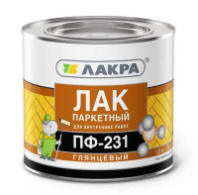 0007656 Лак ПФ-231 паркетный Лакра 1,8кг Л-С