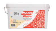 0005742 Декор. покрытие с эф. камня PARADE DECO Pietra S100 Янтарь 7кг Россия