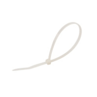 07-0200-5 Хомут-стяжка кабельная нейлоновая REXANT 200 x4,8мм, белая, упаковка 100 шт.