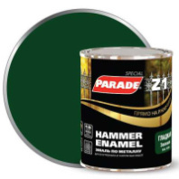 0006496 Эмаль по металлу Parade Z1 гладкая  RAL 6005 зеленый 0,75л Л-С