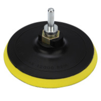 KR-91-1180 Насадка для дрели и УШМ с липучкой, адаптер, 125 мм,10 мм, мягкая Kranz