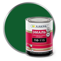 0007765 Эмаль ПФ-115 Лакра Темно-зелен. 1кг Л-С