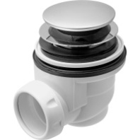  АКЦИЯ G422E Сифон для душевого поддона системы клик клак (хром.вып, диам. 65)