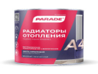 0006326 Эмаль PARADE А4 Радиаторы отопления акриловая термо Бел. п/мат. 0,9л Россия