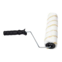 0206135 Валик с ручкой полиакрил 12/250/40мм, желт.нить, D6мм, Россия (аналог 0307154)