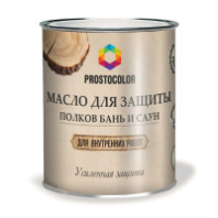 Масло для защиты полков бань и саун  Prostocolor  0,75 л