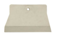 1209115 Шпатель резиновый белый 150мм Белый 250 Россия