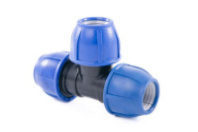 Тройник компрес. для ПЭ труб  25 (Lammin) 120/15