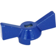 Ручка-бабочка усиленная, для крана СИНЯЯ, 1/2"-3/4", MP-У