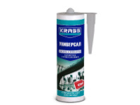 9591844 Герметик силиконовый KRASS универсальный Черный 300мл ЛС
