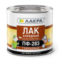 0007660 Лак ПФ-283 алкидный Лакра 1,8кг Л-С