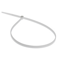 07-0400 Хомут-стяжка кабельная нейлоновая REXANT 400 x4,8 мм, белая, упаковка 100 шт.