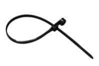 07-0205 Хомут-стяжкa нейлоновая под винт REXANT 200x4,3 мм, черная, упаковка 100 шт.