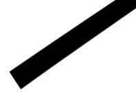 21-9006 Термоусаживаемая трубка REXANT 19,0/9,5 мм, черная, упаковка 10 шт. по 1 м