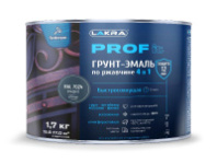 9592002 Грунт-эмаль по ржавчине 4 в 1 быстросохнущая Лакра PROF IT Графит, RAL 7024 1,7 кг