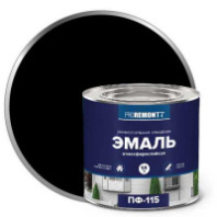 0006686 Эмаль ПФ-115 PROREMONTT Черный 1,9кг Л-С