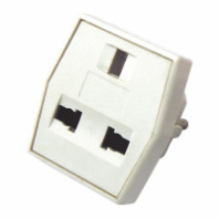  АКЦИЯ 11-1011 Сетевой переходник «Квадрат» белый REXANT