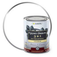 0007591 Грунт-эмаль 3 в 1 Лакра Белый 0,8кг Л-С