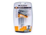 Набор ключей TORX 9 шт Г-образные RAGE (303141)