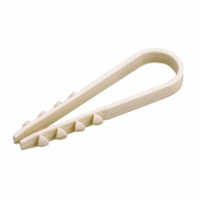 07-4503-2 Дюбель-хомут нейлоновый 19-25 мм, белый (100 шт/уп) PROconnect