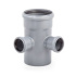 Крестовина ВК 110х50х50/87.5° (2-х пл.)  (Lammin) 10/1