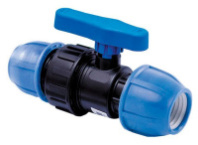 Кран компрес. для ПЭ труб 32 (Lammin) 72/3