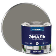 0006662 Эмаль ПФ-115 PROREMONTT Серый 1,9кг Л-С