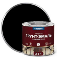 8300084 Грунт-эмаль 3 в 1 PROREMONTT черная 1,7 кг