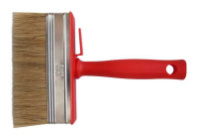 0106114 Кисть ракля, натуральная щетина, пластик. рукоятка, 40х140мм, Китай
