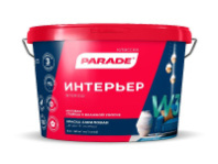 АКЦИЯ 8311406 Краска акриловая PARADE W3 Интерьер База А 9л