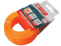 Леска для триммера, длина 15 м, профиль - скрученный квадрат, диаметр 3.0 мм USP (78095) упак 12шт