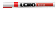 Маркер LEKO с нитроэмалью 4мм, цвет: красный (упак. 12шт)