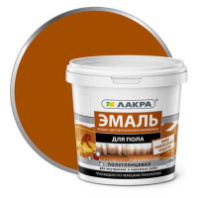 0008101 Эмаль акрил. д/пола Лакра Зол.-корич. 0,9кг Л-С