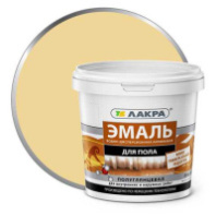 0008097 Эмаль акрил. д/пола Лакра Бежевый 0,9кг Л-С