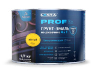 8311385 Грунт-эмаль по ржавчине 4 в 1 быстросохнущая Лакра PROF IT Желтый 1,7 кг