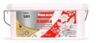 0005750 Декор. покрытие с эф. песчан. ветра PARADE Саббиа S81 Белый 5кг Россия