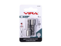Биты для кровельных саморезов Vira 6 мм, 2 шт., (554406)