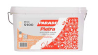 0005741 Декор. покрытие с эф. камня PARADE DECO Pietra S100 Терракота 7кг Россия