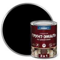 8300083 Грунт-эмаль 3 в 1 PROREMONTT черная 0,8 кг