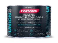 9592887 Эмаль универсальная полиуретановая PARADE UNION база С 0,9л
