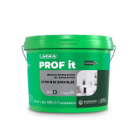 9591108 Краска интерьерная латексная Кухни и Ванные Лакра PROF IT База А 14кг