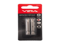 Биты магнитные PH1 x 50 мм, сталь S2 (2 шт) VIRA (554110)
