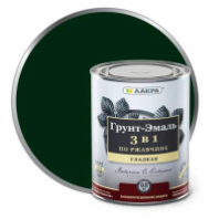 0007609 Грунт-эмаль 3 в 1 Лакра Зеленый мох RAL 6005  0,8кг Л-С