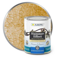 0008123 Эмаль с молотковым эффектом Лакра Золото 0,8кг Л-С