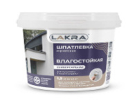 0008033 Шпатлевка акриловая универсальная Лакра для внутренних и наружных работ 1,5кг Россия