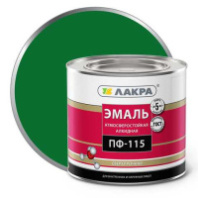 0007714 Эмаль ПФ-115 Лакра Зелёный 2кг Л-С