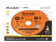 Диск пильный Universal 216мм (8 1/2”) Z40 посадка 30+25,4/20/16 RAGE (594235)