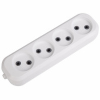 11-8715 Колодка 4 гнезда без заземления REXANT