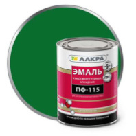 0007711 Эмаль ПФ-115 Лакра Зелёный 1кг Л-С